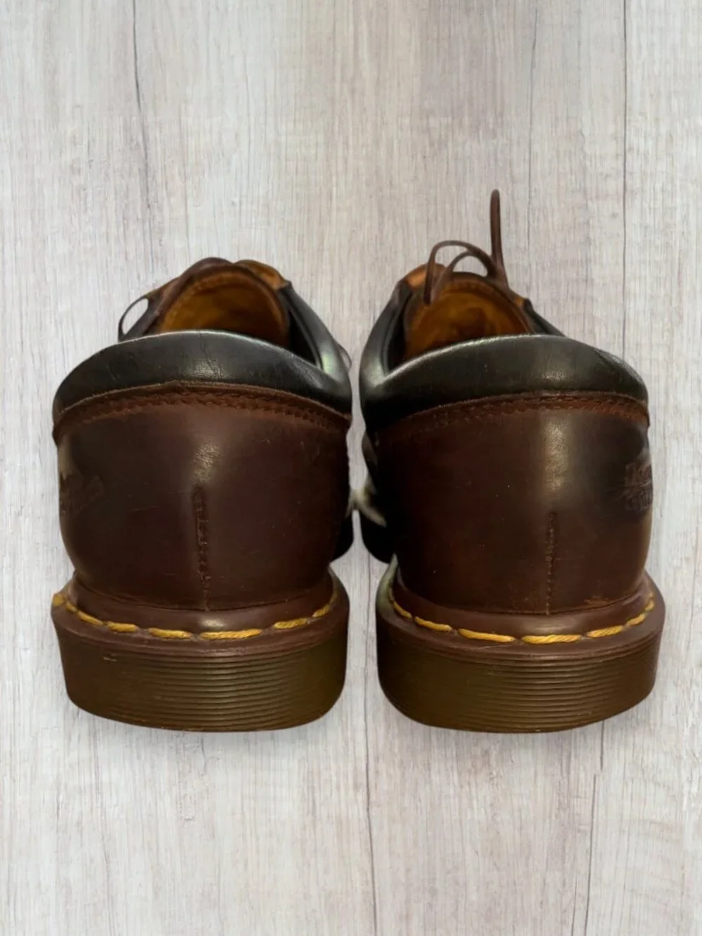 Dr. Martens 8053 Made in England Brown Leather Oxford Shoes Men's US 8 Gibson